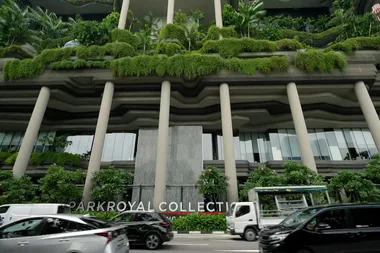 Adam and Melissa visit a sustainable hotel in Singapore