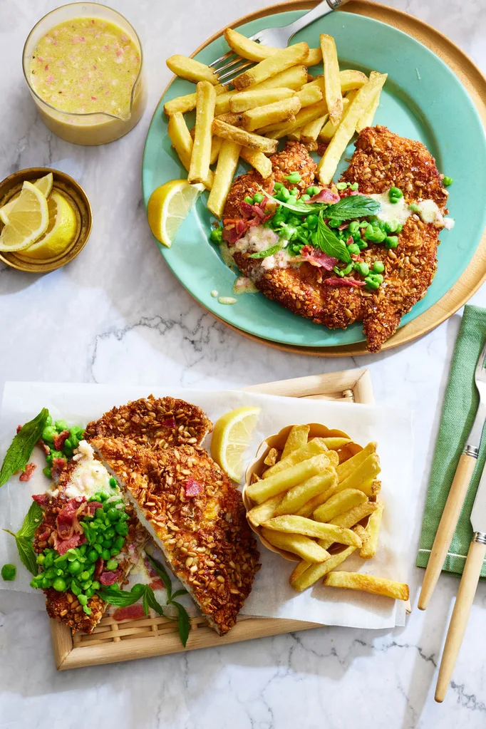 karen martini's crumbed chicken