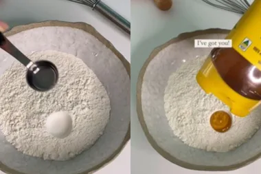 Measuring sticky ingredients is easy once you learn this simple hack
