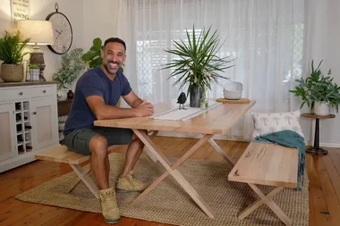 Adam’s DIY dining table