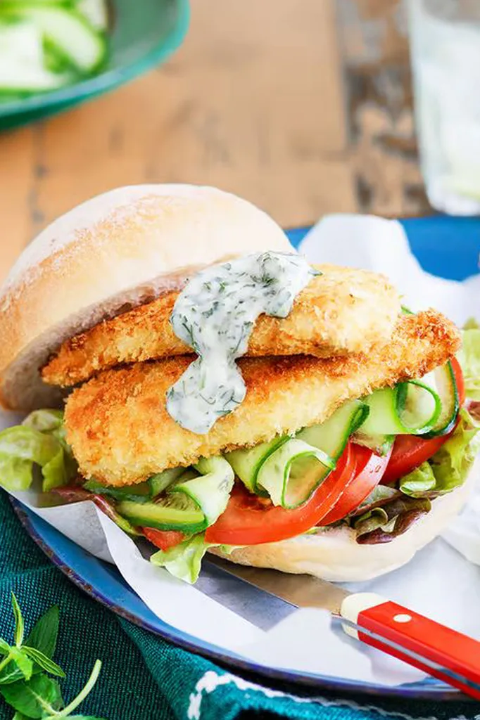 chicken tender burger