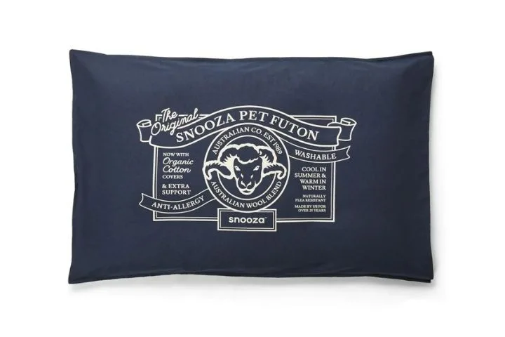 Snooza Organic Pet Futon Blue