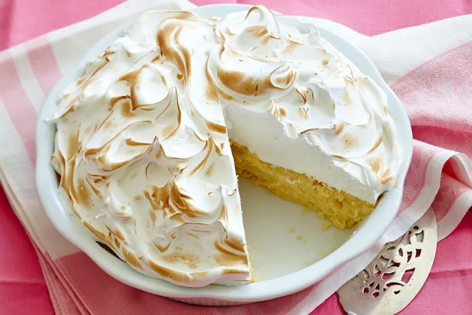 Pineapple Meringue Pie With Macadamias Recipe - Better Homes & Gardens Australia
