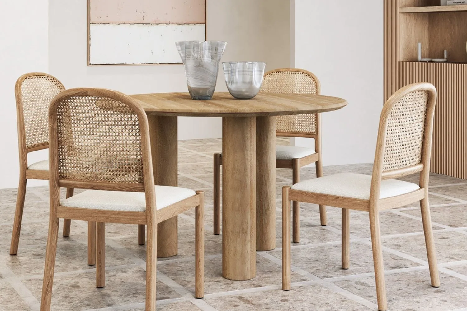 clover mango wood dining table
