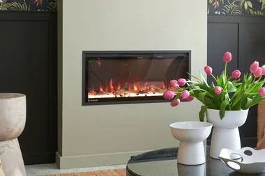 How to make a DIY fireplace wall