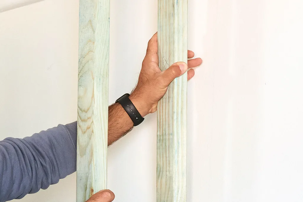 diy fireplace wall step 4