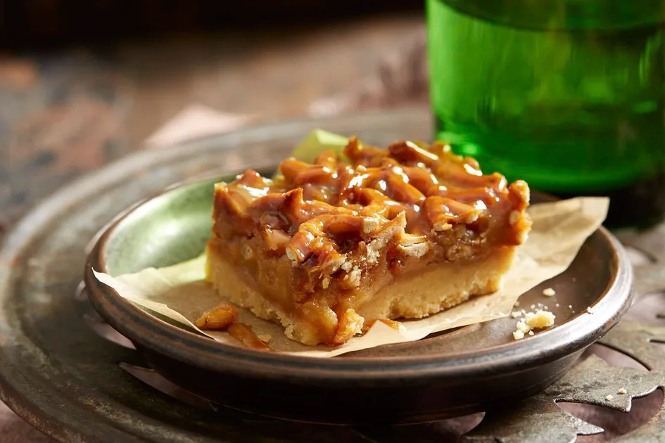 Caramel Pretzel Slice: Sweet and Salty Dessert Bar - Better Homes &amp; Gardens Australia