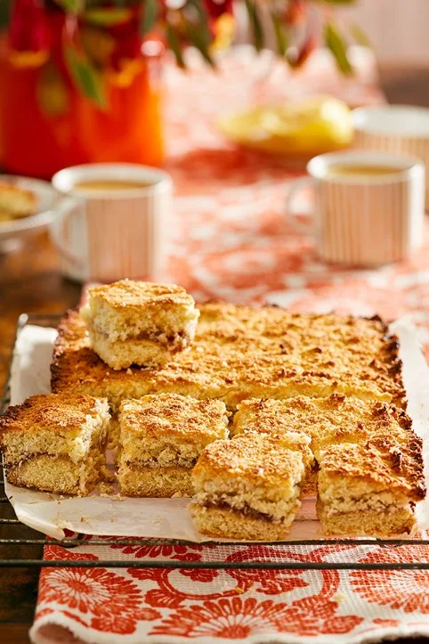 strawberry-coconut-slice