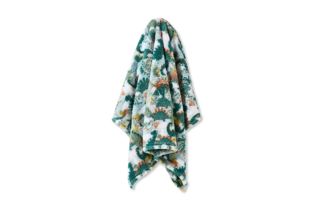 dino saur sherpa blanket
