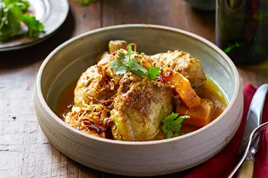 Massaman chicken curry  with sweet potato