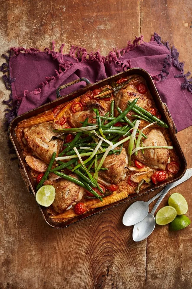 thai spiced cocobut chicken