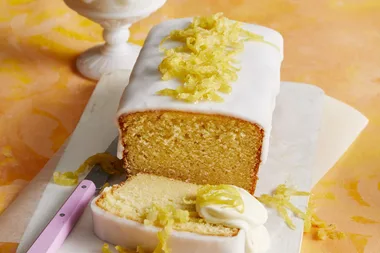 Lemon syrup loaf cake