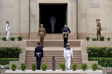 Graham visits the Australian War Memorial