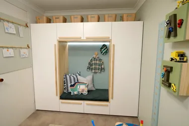 Adam and Juliet transform a playroom into a terrific toddler’s room
