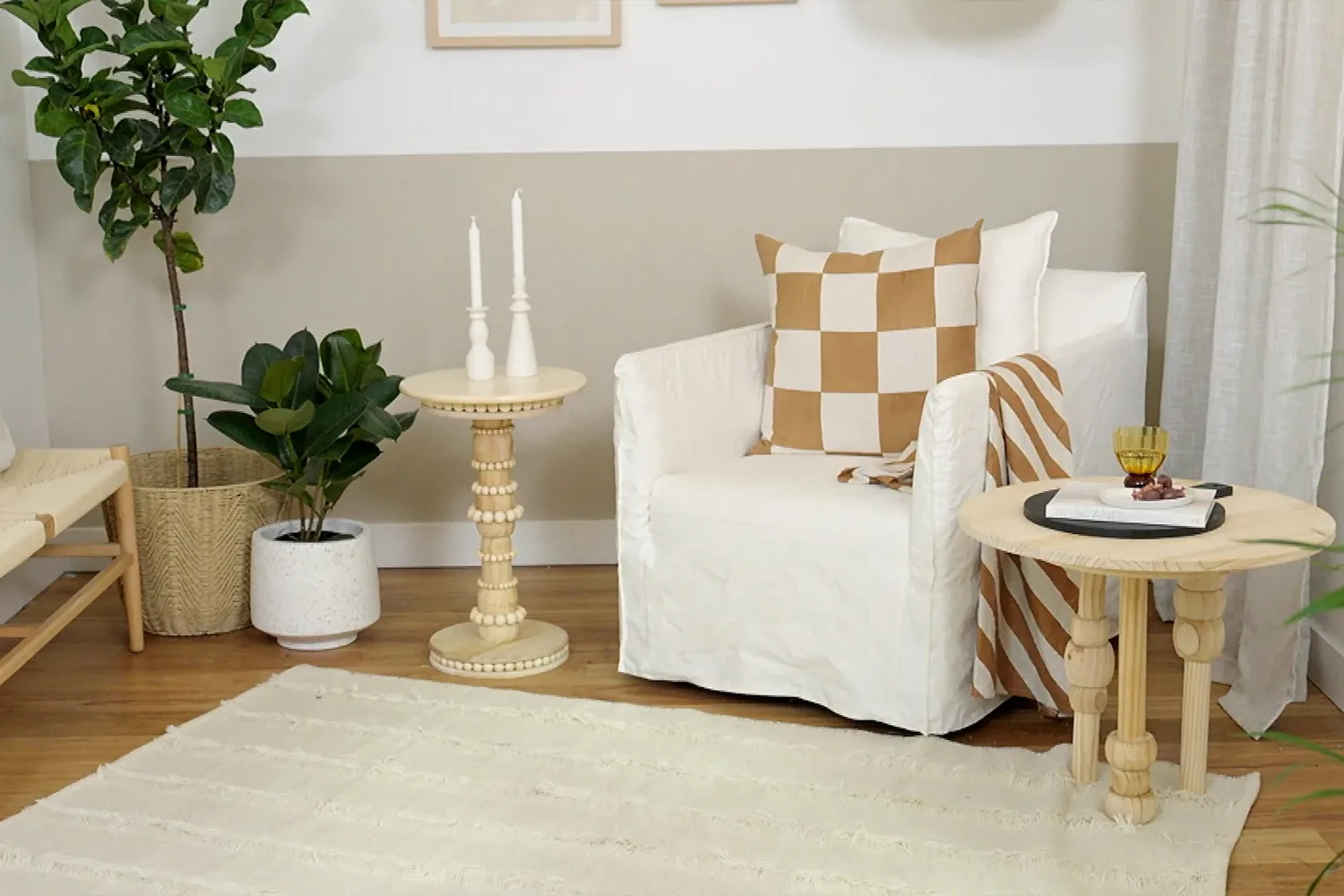 Juliet shows you how to make a DIY side table with minimal tools