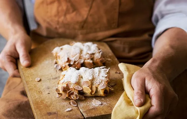 chocolate puff pastry braids