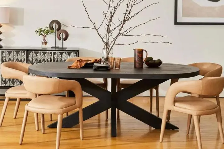 Galaxy Oval Dining Table