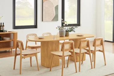 Seat the whole crew with these stylish and functional 8-seater dining tables