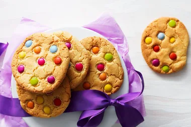 Smartie cookies
