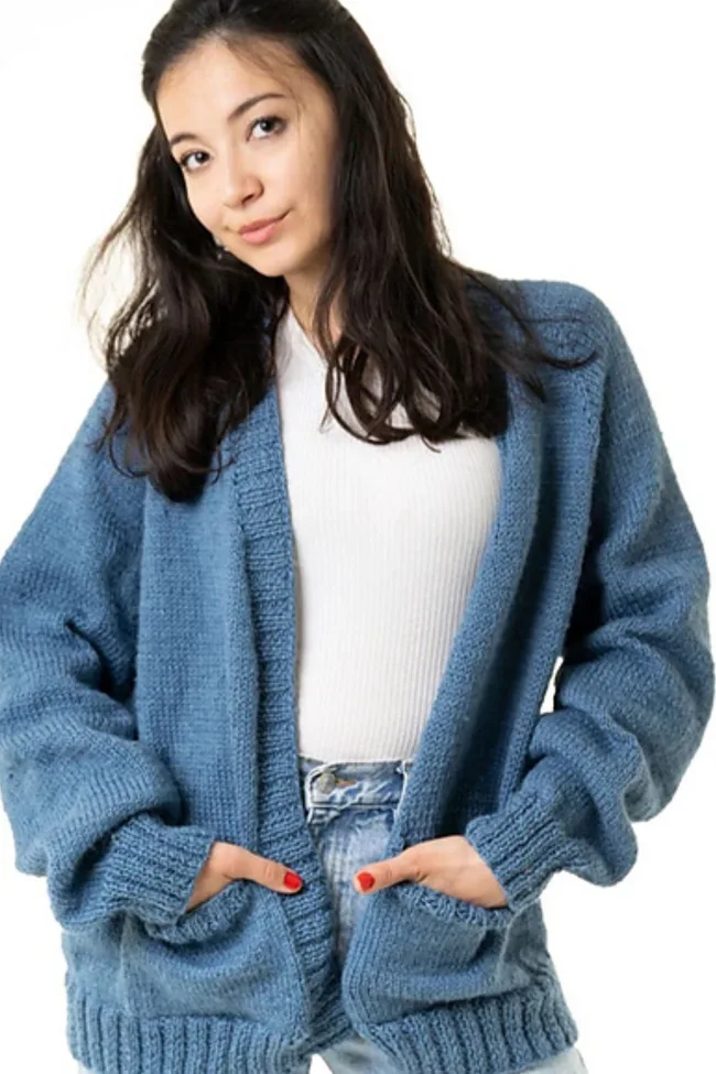 chloe cardigan lion brand yarn
