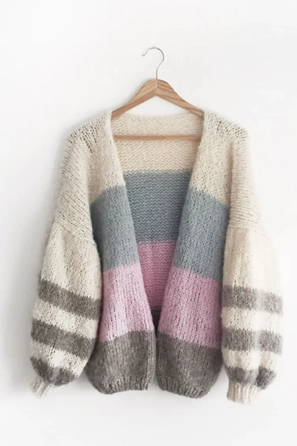 Candyfloss cardigan design.