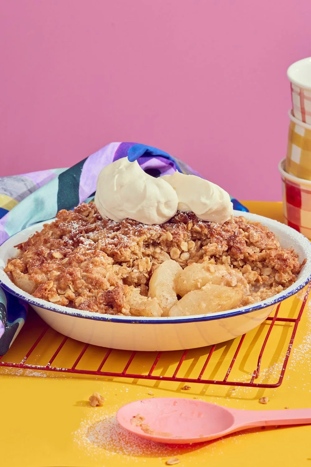 air-fryer-apple-crumble