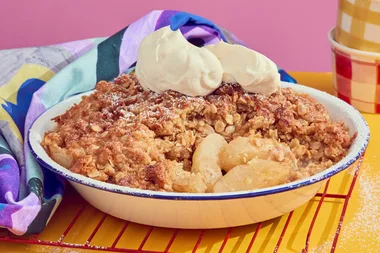 air fryer apple crumble