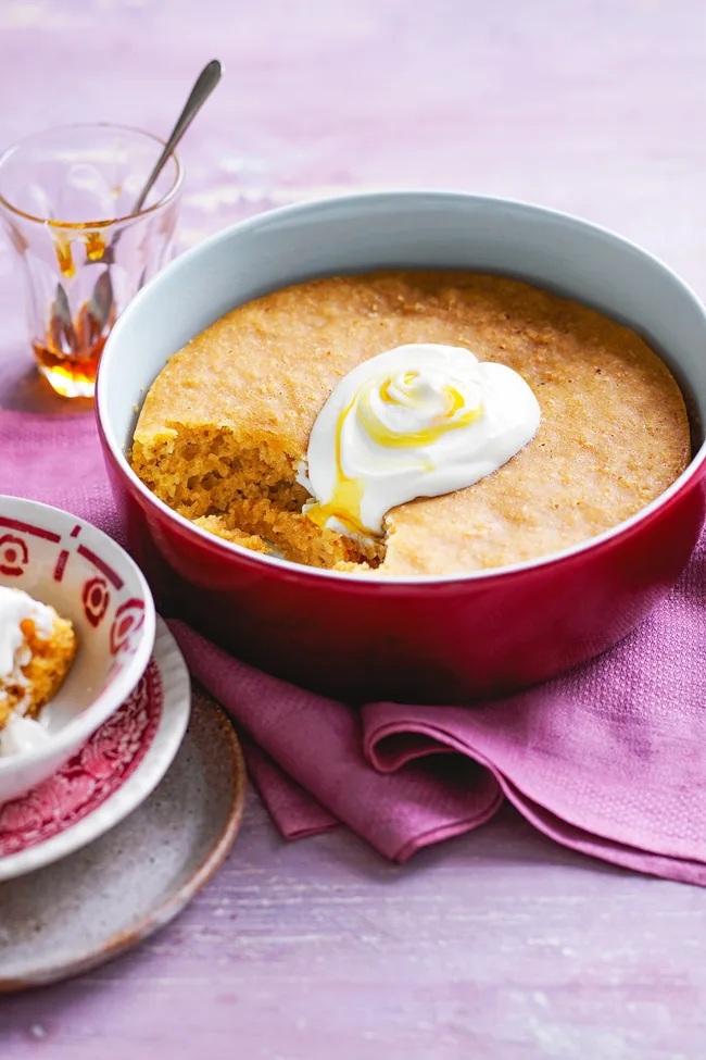 Golden syrup pudding