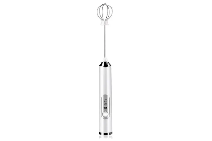 Milk frother rechargeable handheld