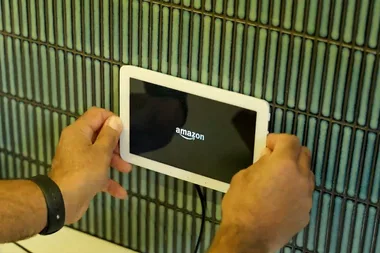 Adam uses smart technology to make the house safe and secure