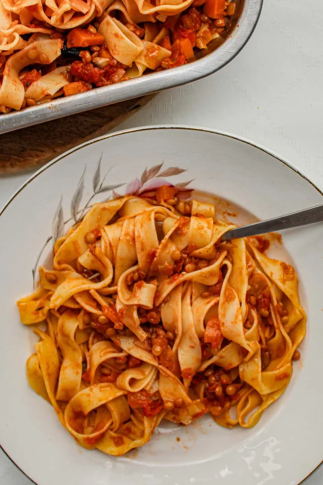 lentil pasta