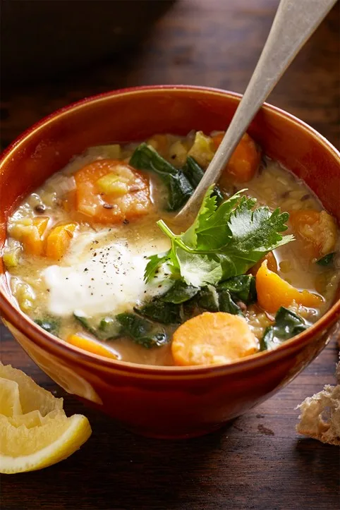 carrot and lentil soup