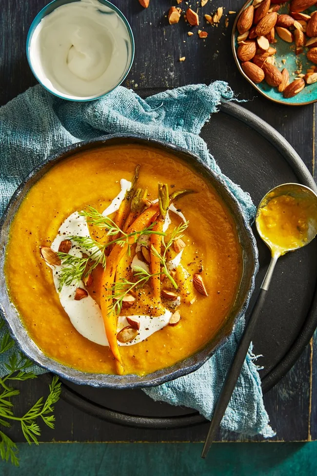 carrot and lentil soup