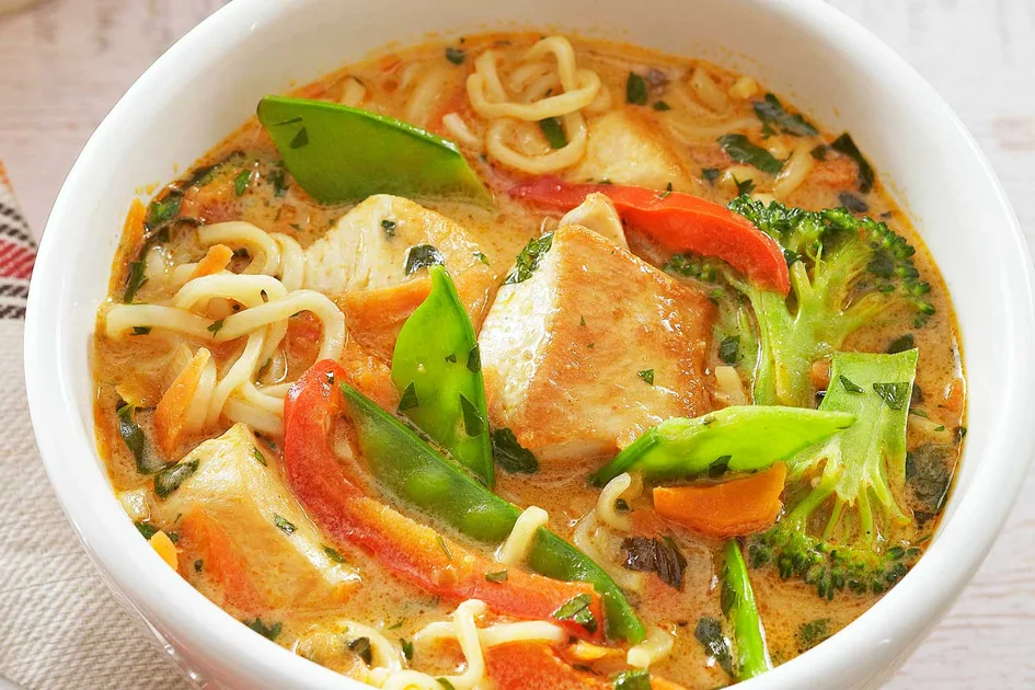 Coconut Chicken Noodles Recipe | Better Homes &amp; Gardens Australia