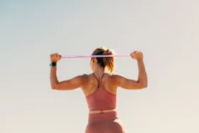 Invest in new resistance bands and upgrade your home workout set up