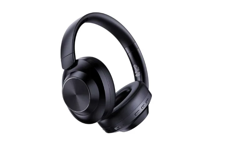 Friendie Air Pro 5 ANC Matte Black Noise Cancelling Headphones (Over Ear Headphones)