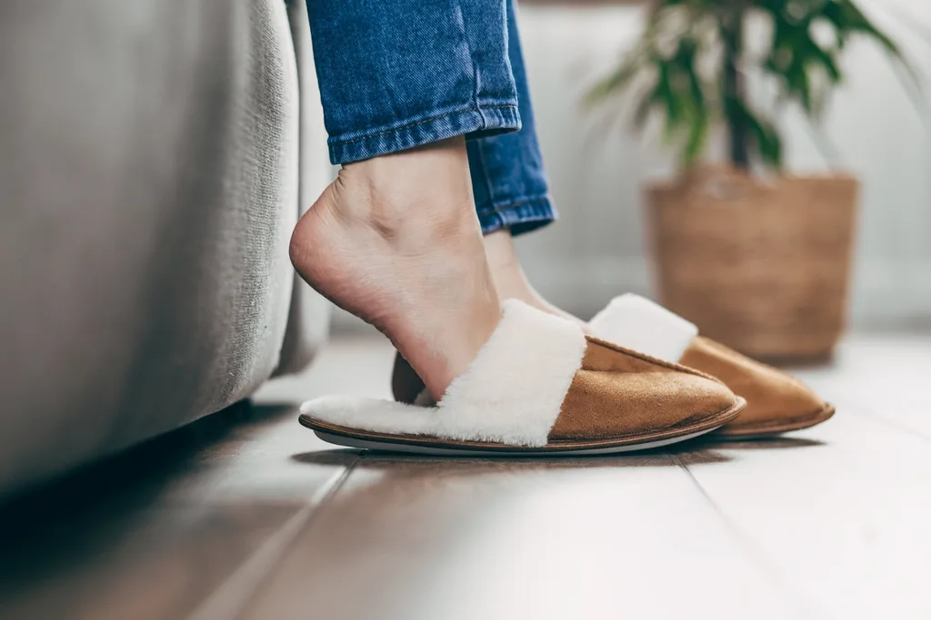 wearing-house-shoes-or-slippers