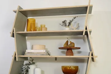 How to build a free-standing shelf
