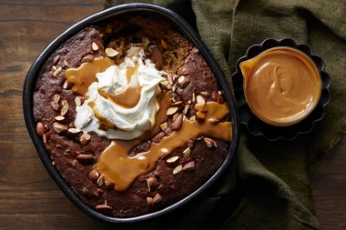 Colin’s date pudding with dulce de leche