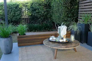 How to build a planter bench seat