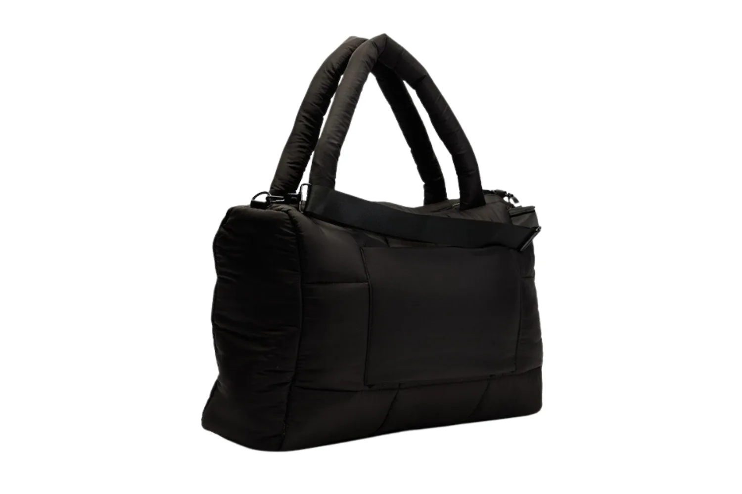 Weekender puffer bag in black