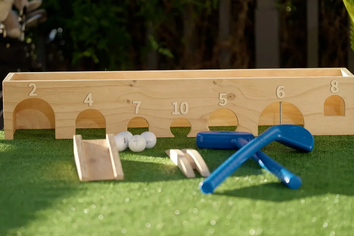 Adam shows us how to build a DIY putt putt course