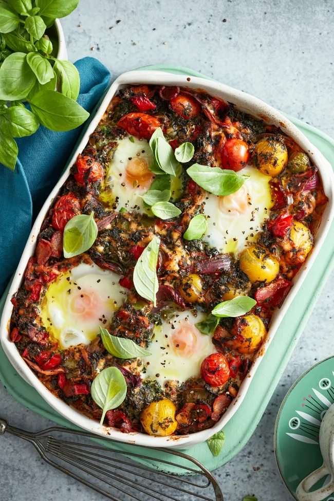 tomato bacon egg casserole