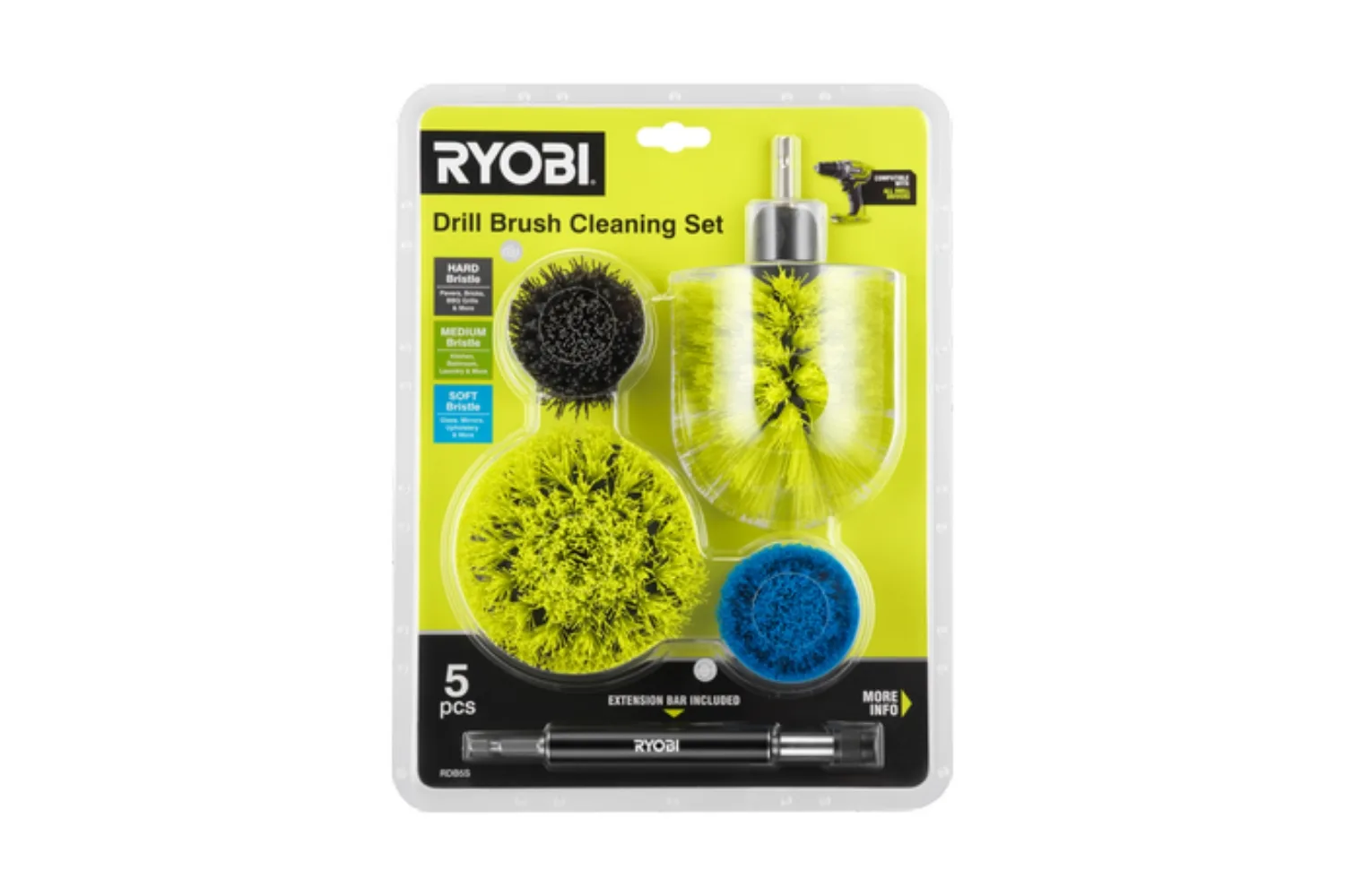 Ryobi brush cleaning set