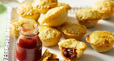 Homemade party pies