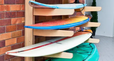 How to make a surfboard rack