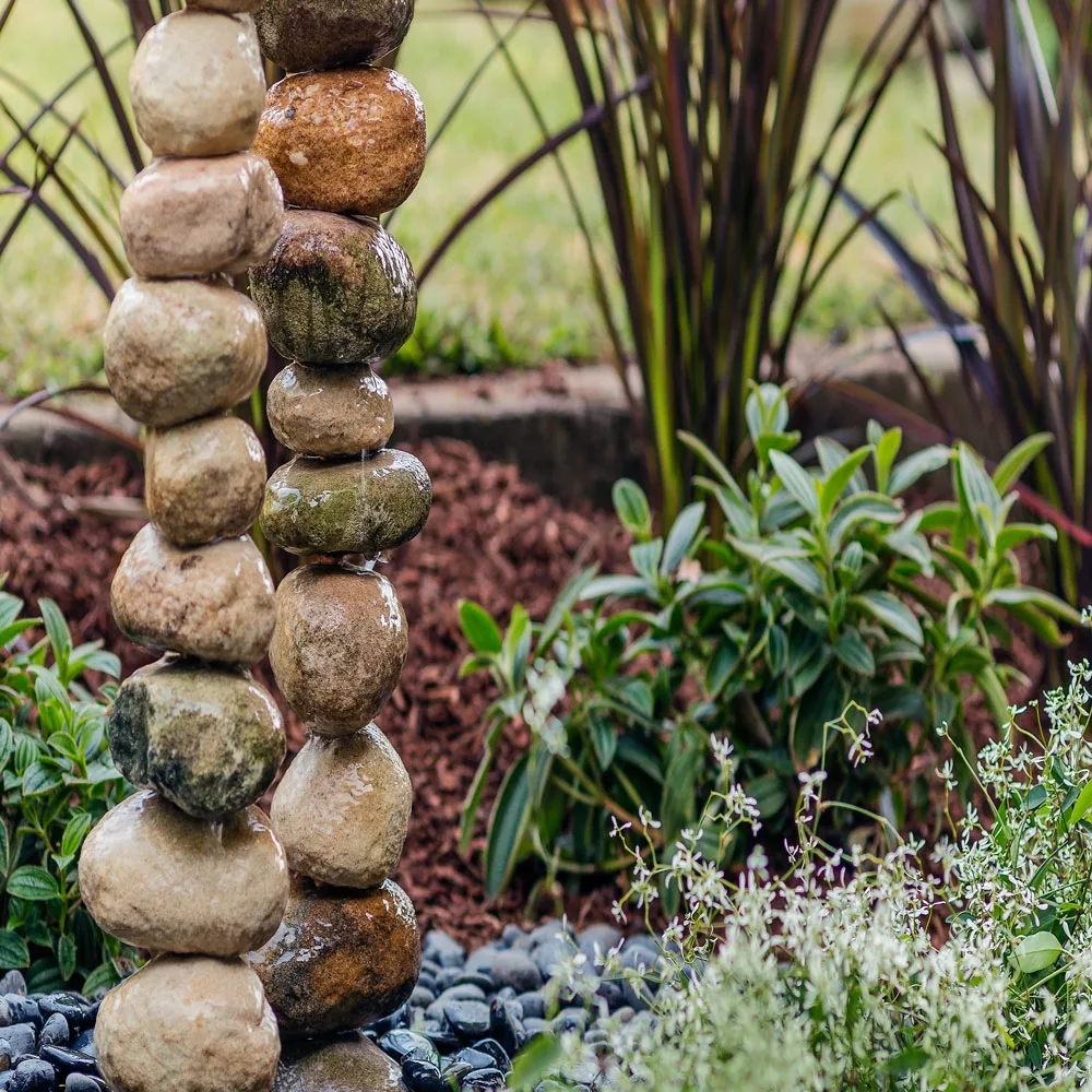 How to create a rock water feature