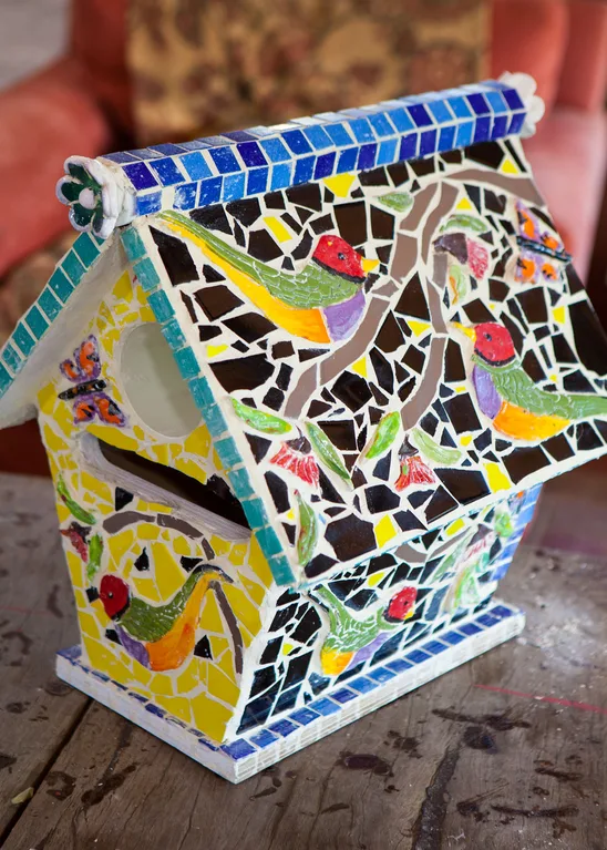How to make a mosaic letterbox | Better Homes & Gardens Australia