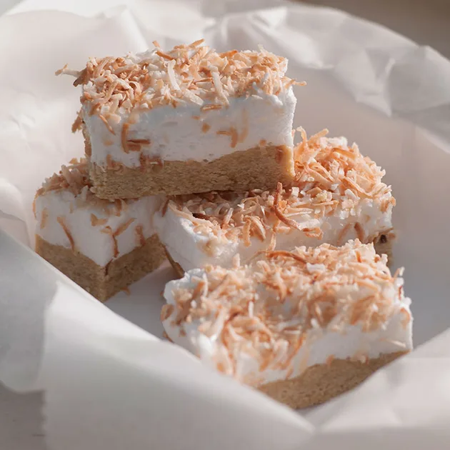 Coconut marshmallow slice recipe Recipe | Better Homes & Gardens Australia