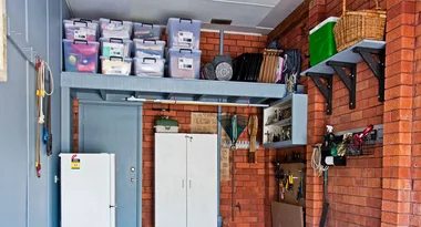 Build a mezzanine garage storage